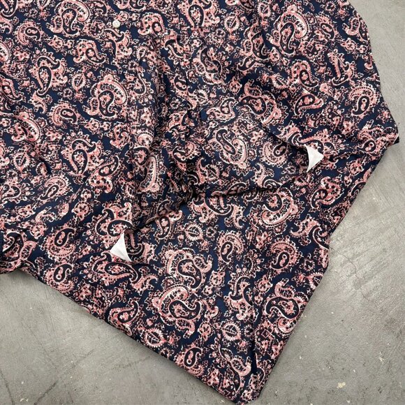 Brooks Brothers Paisley Dress Shirt Made in Italy Long Sleeve 15 1/2 Medium - Picture 7 of 8